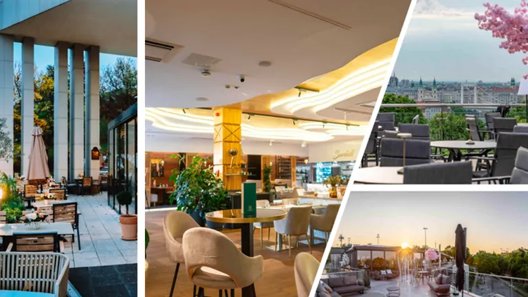 kollázs a Sunhill Bistro képeiből